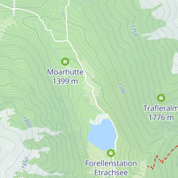 Map of Spreizerhütte
