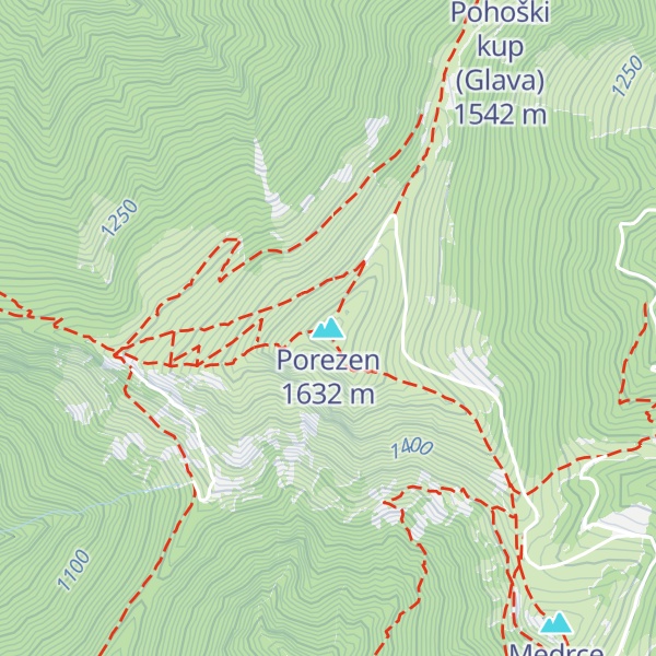 Map of Porezen