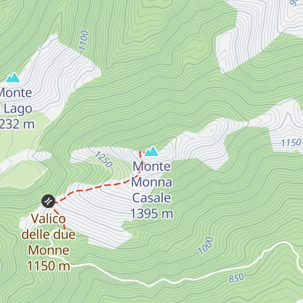 Map of Monte Monna Casale