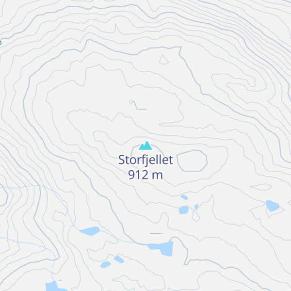 Map of Storfjellet
