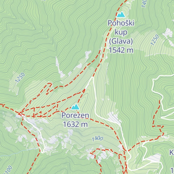 Map of Planinski dom na Poreznu