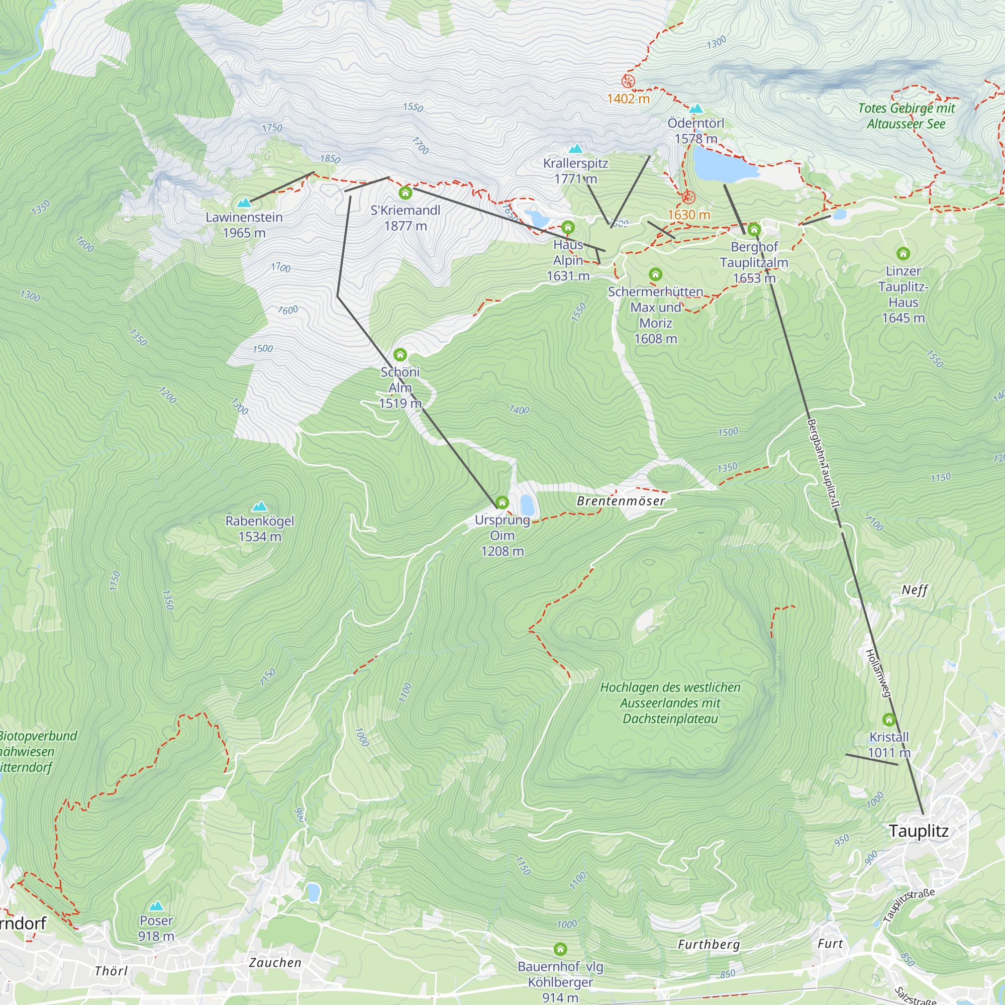 Ursprung Oim map