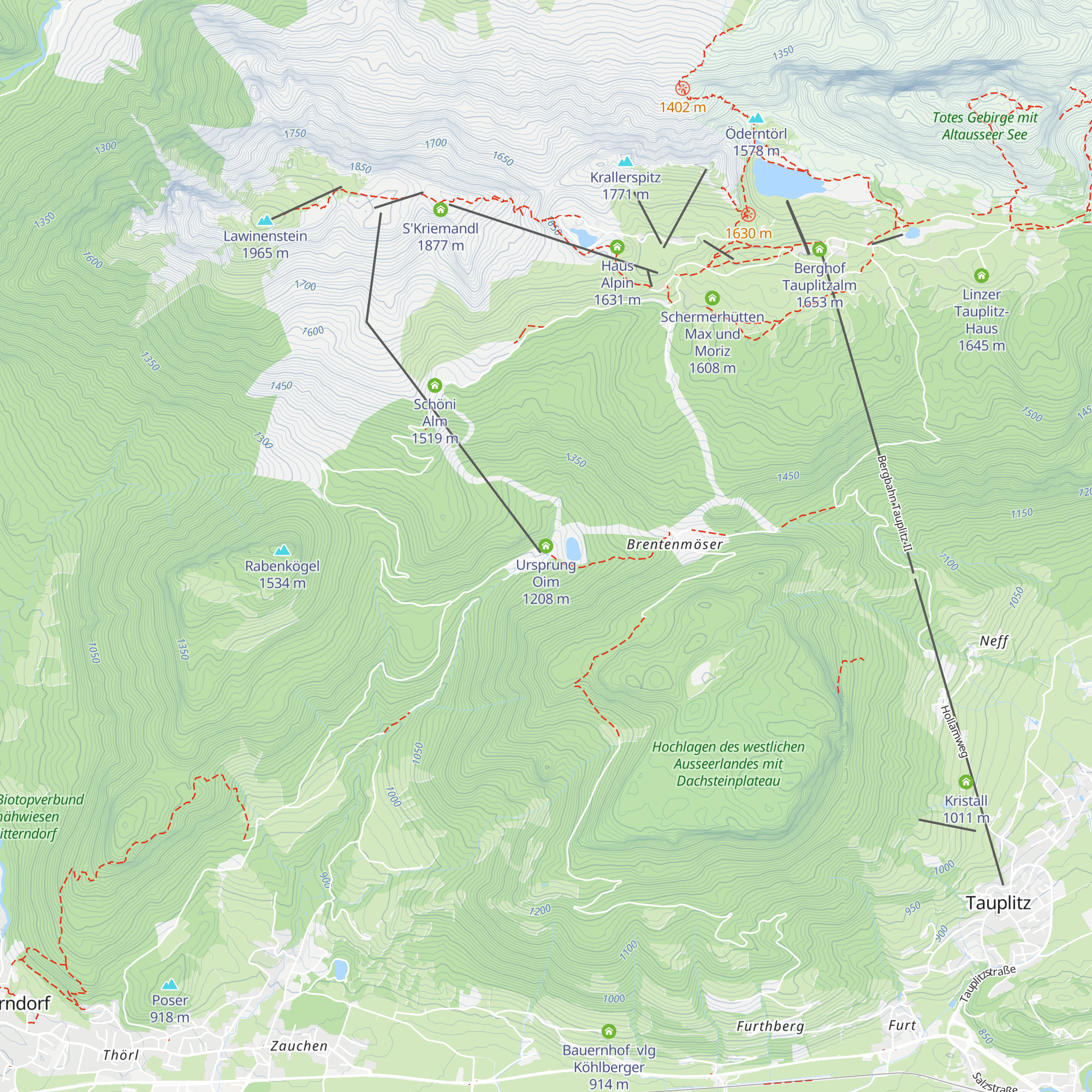 Ursprung Oim map