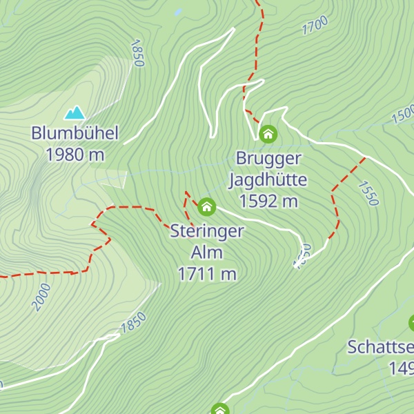 Map of Steringer Alm