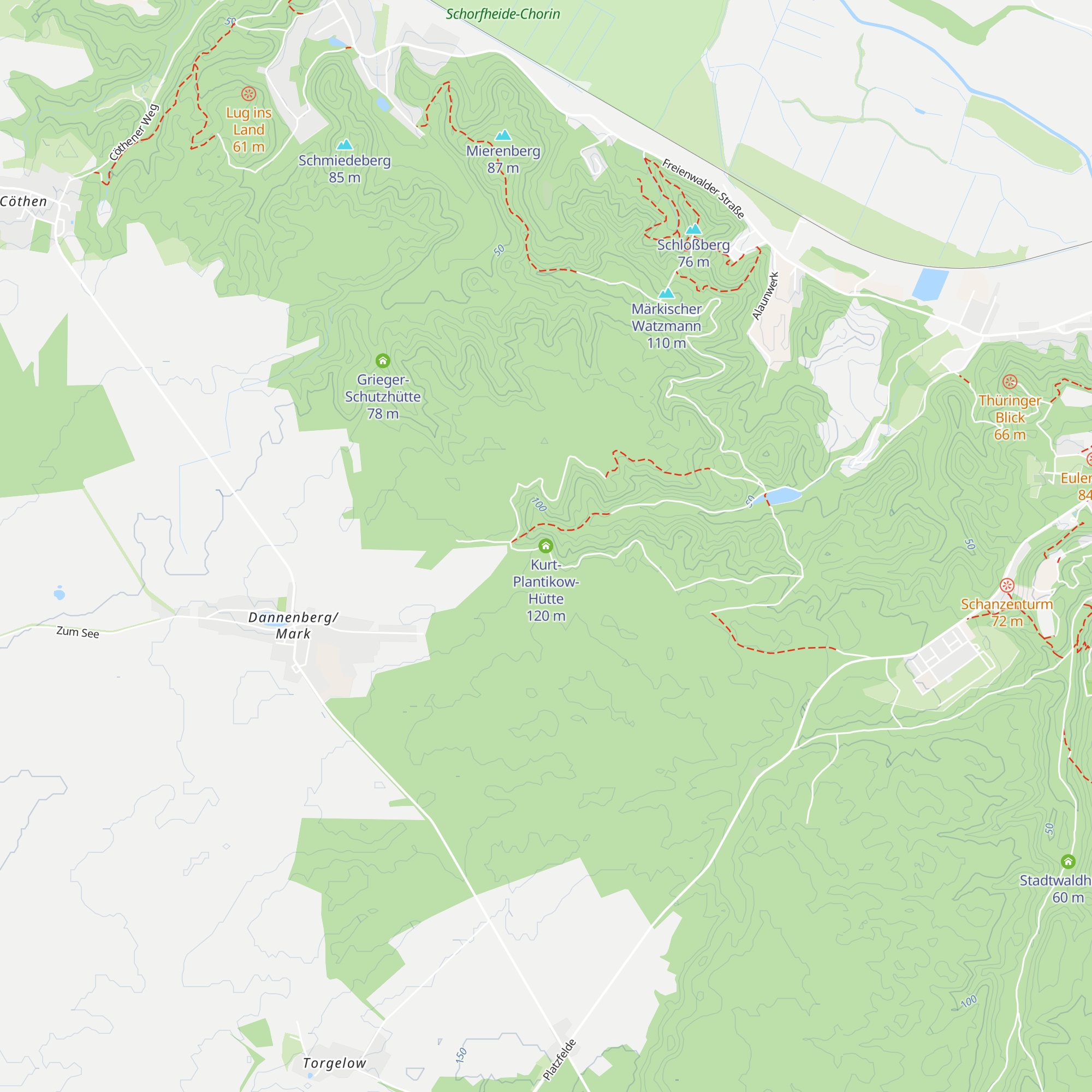Kurt-Plantikow-Hütte map