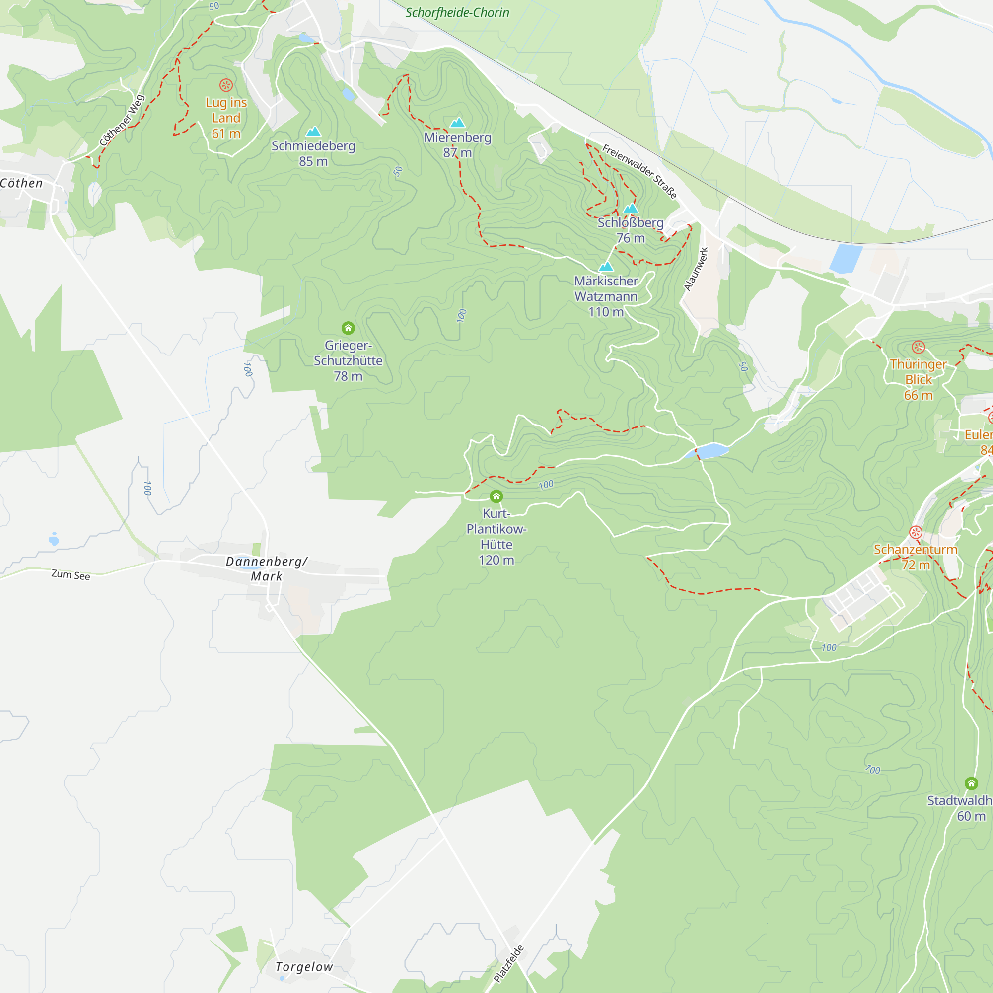 Kurt-Plantikow-Hütte map