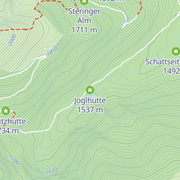 Map of Joglhütte