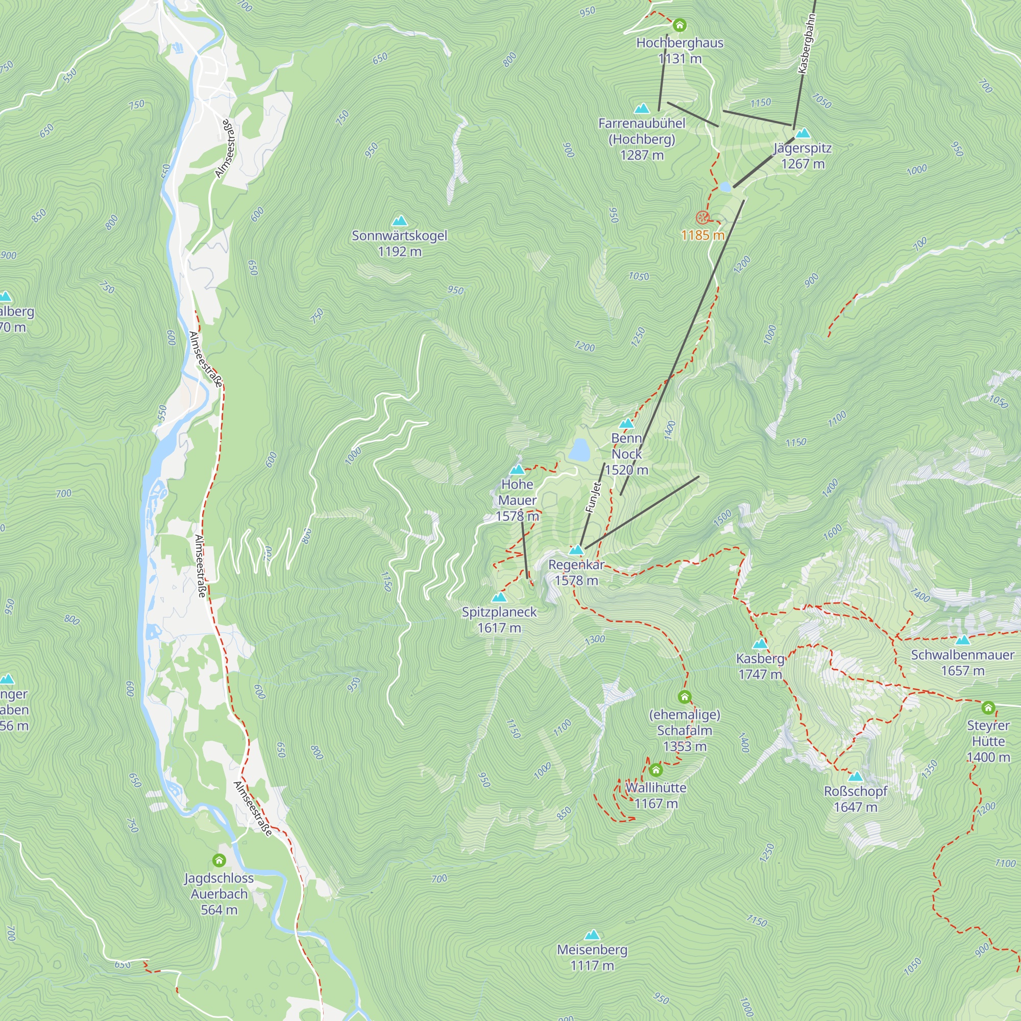 Kasbergalmhütte map