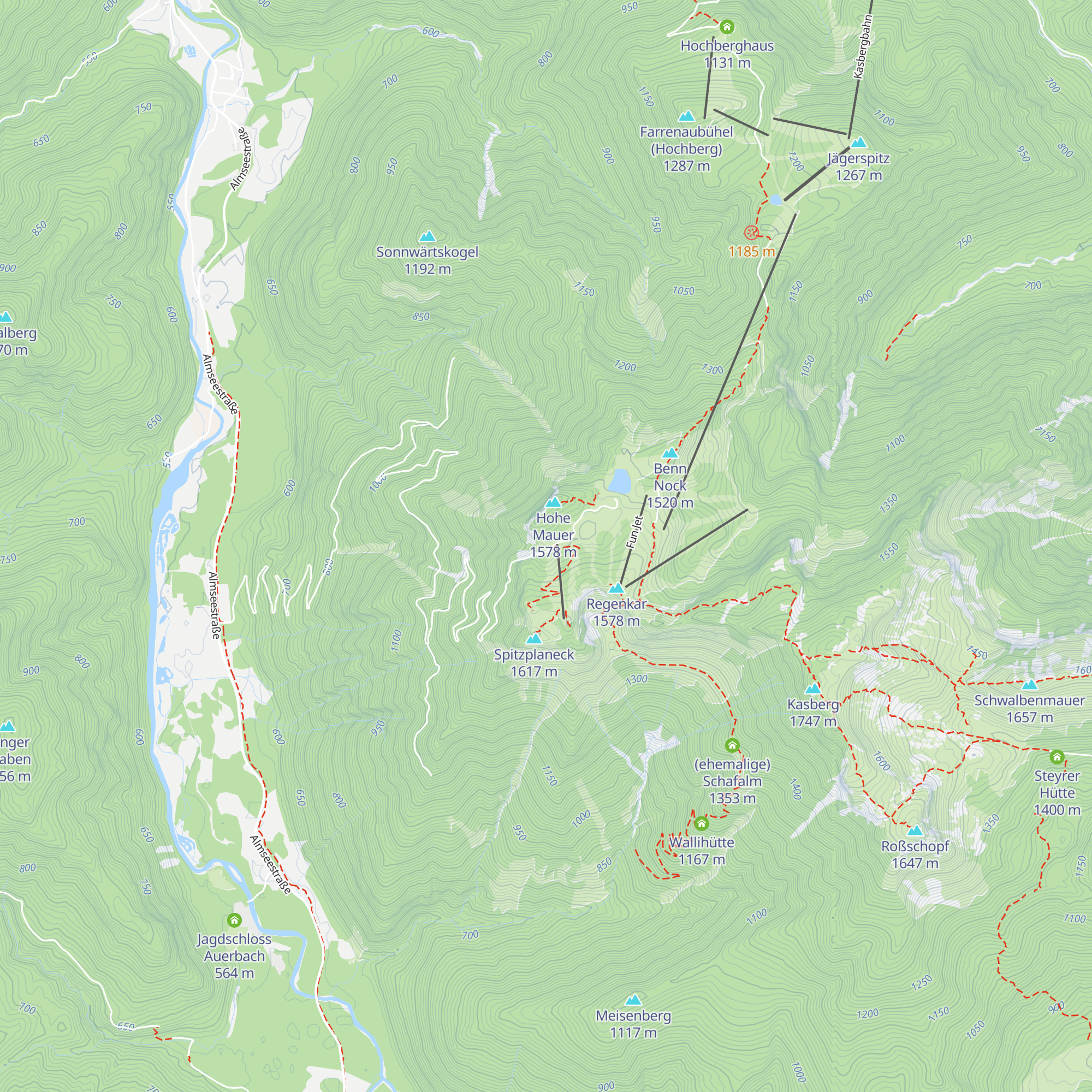 Kasbergalmhütte map