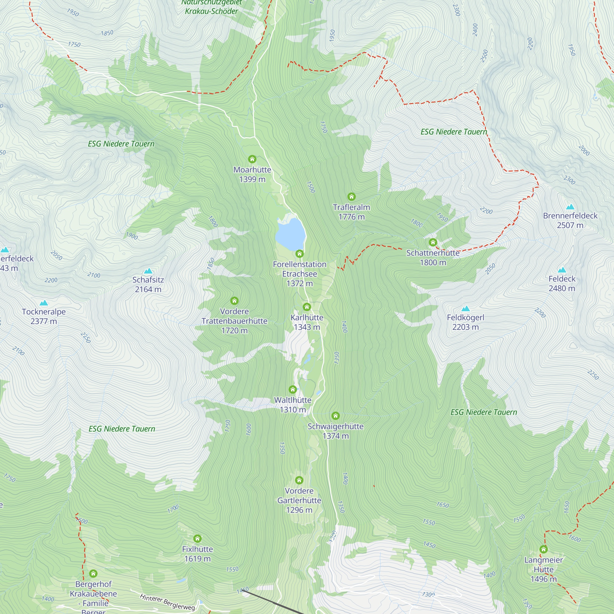Karlhütte map