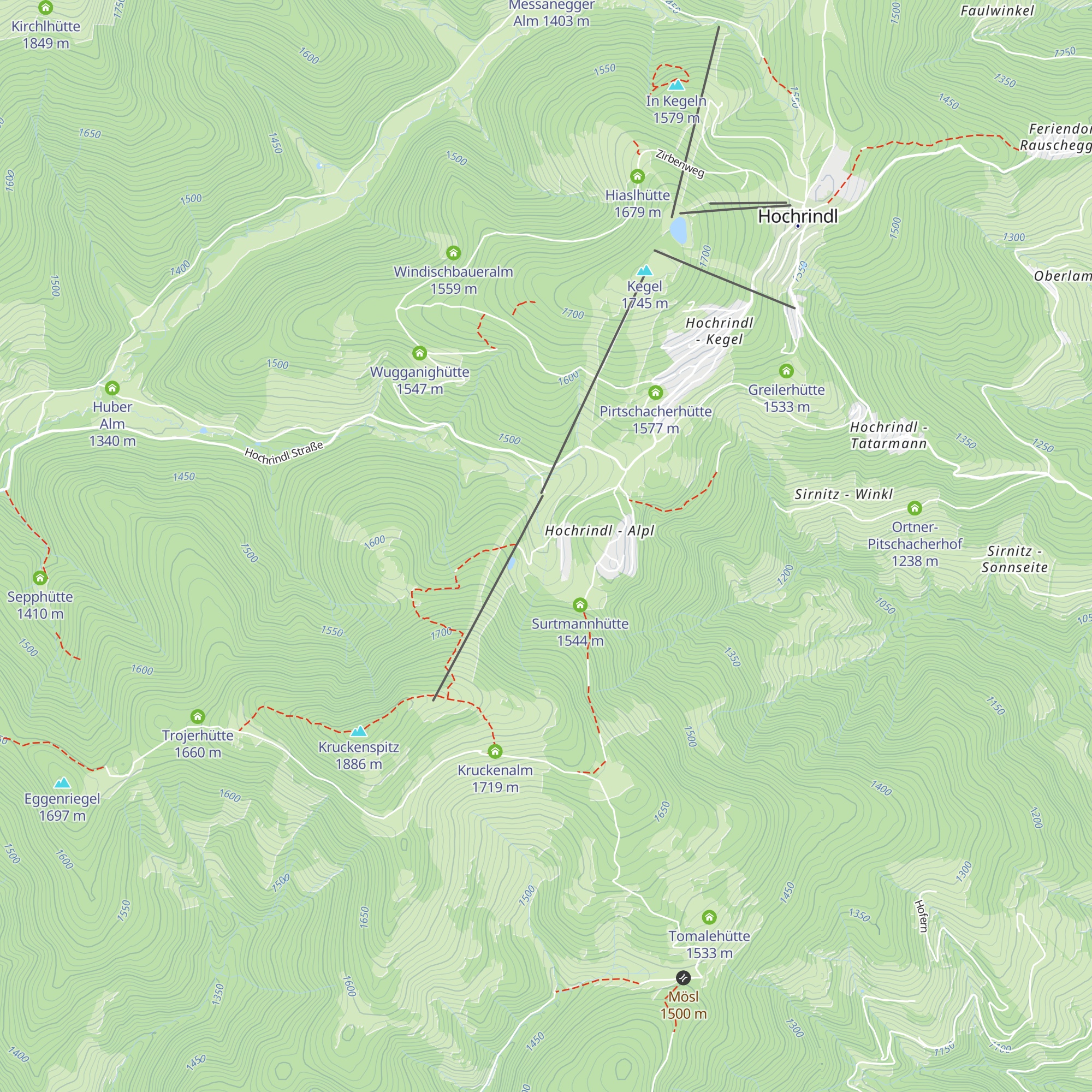 Marktlhütte map