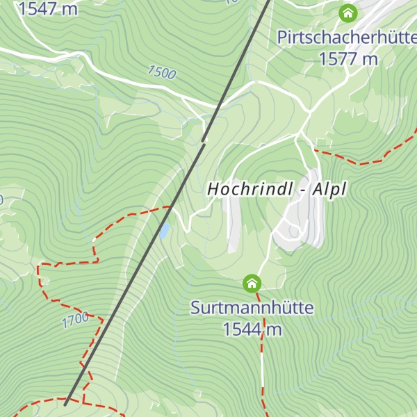 Map of Marktlhütte