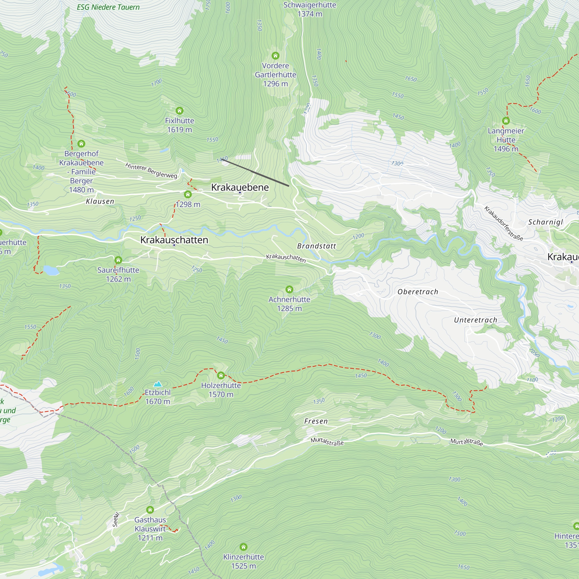 Achnerhütte map