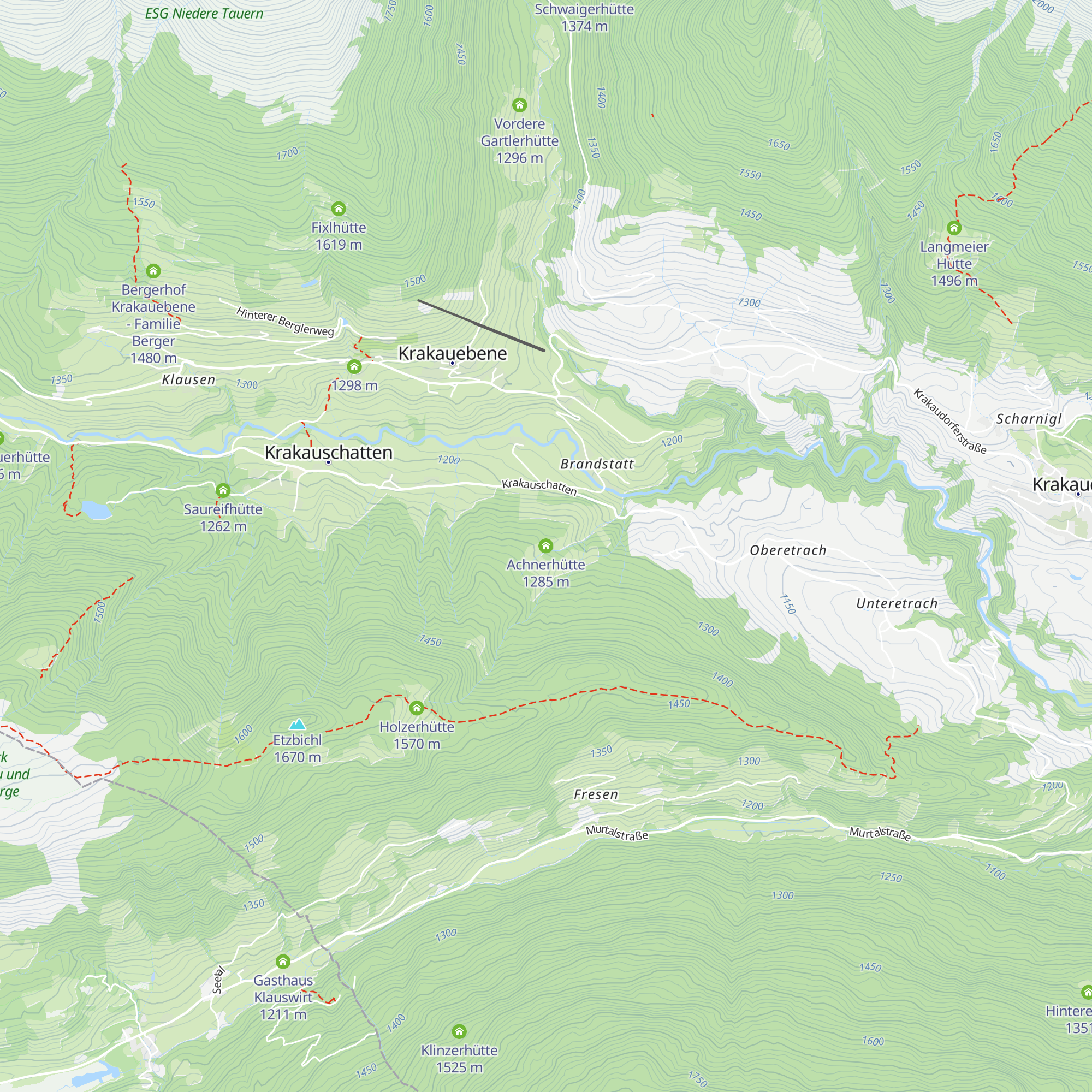 Achnerhütte map