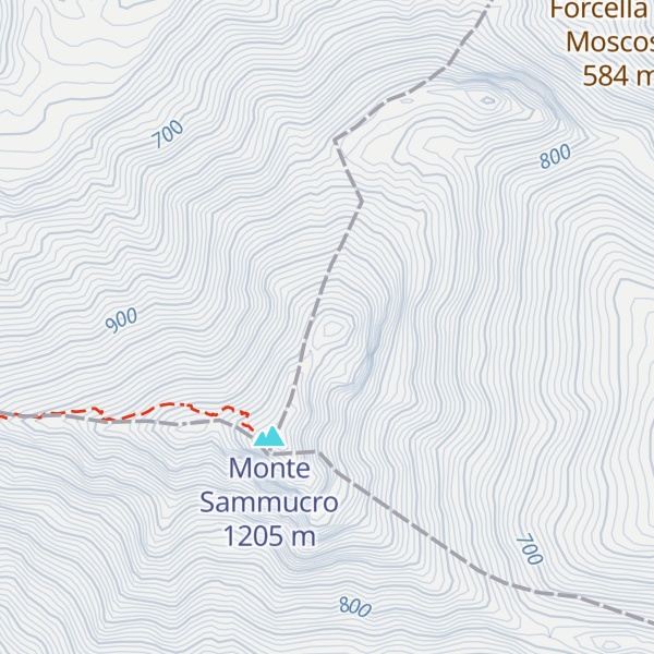 Map of Monte Sambucaro