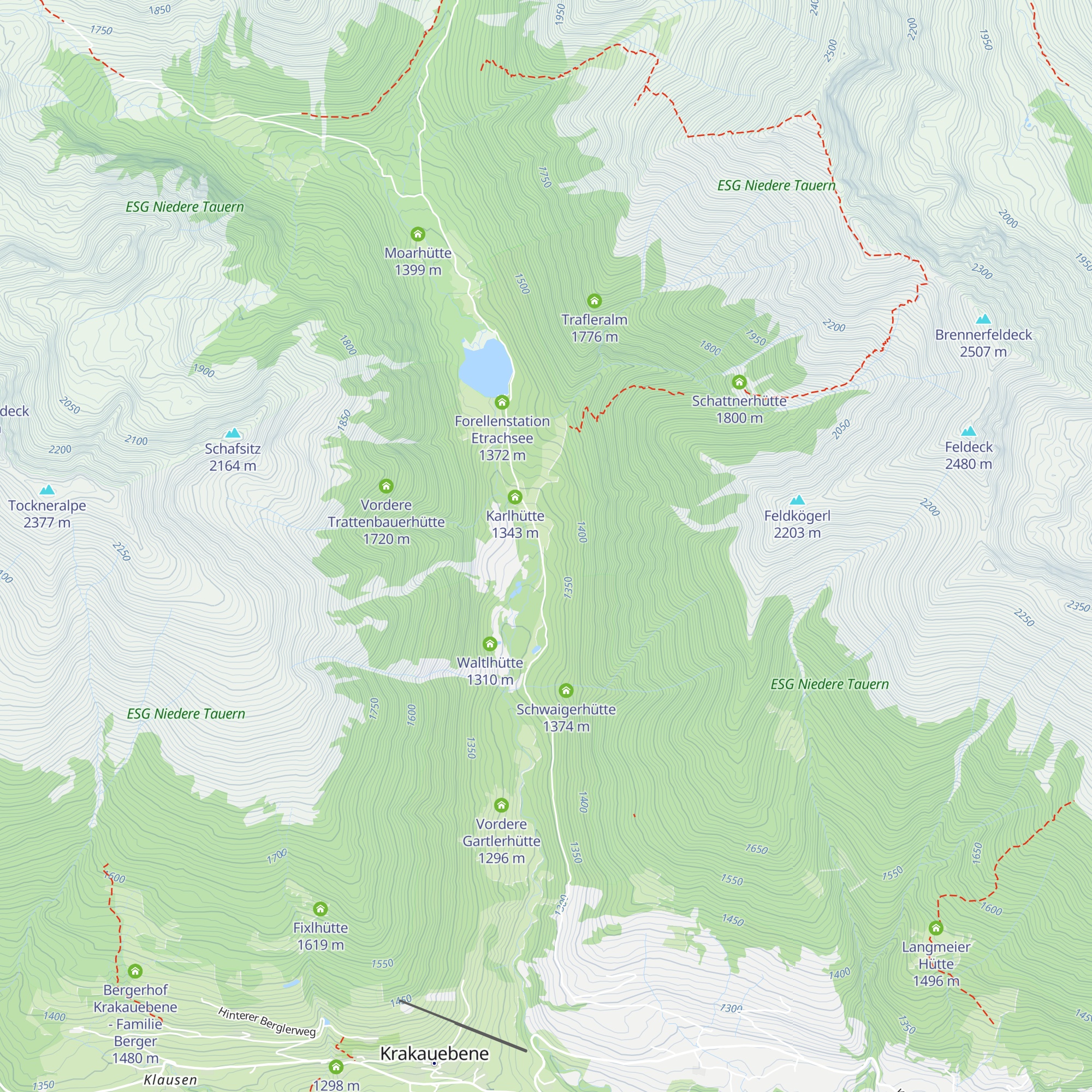 Schmiedhütte map