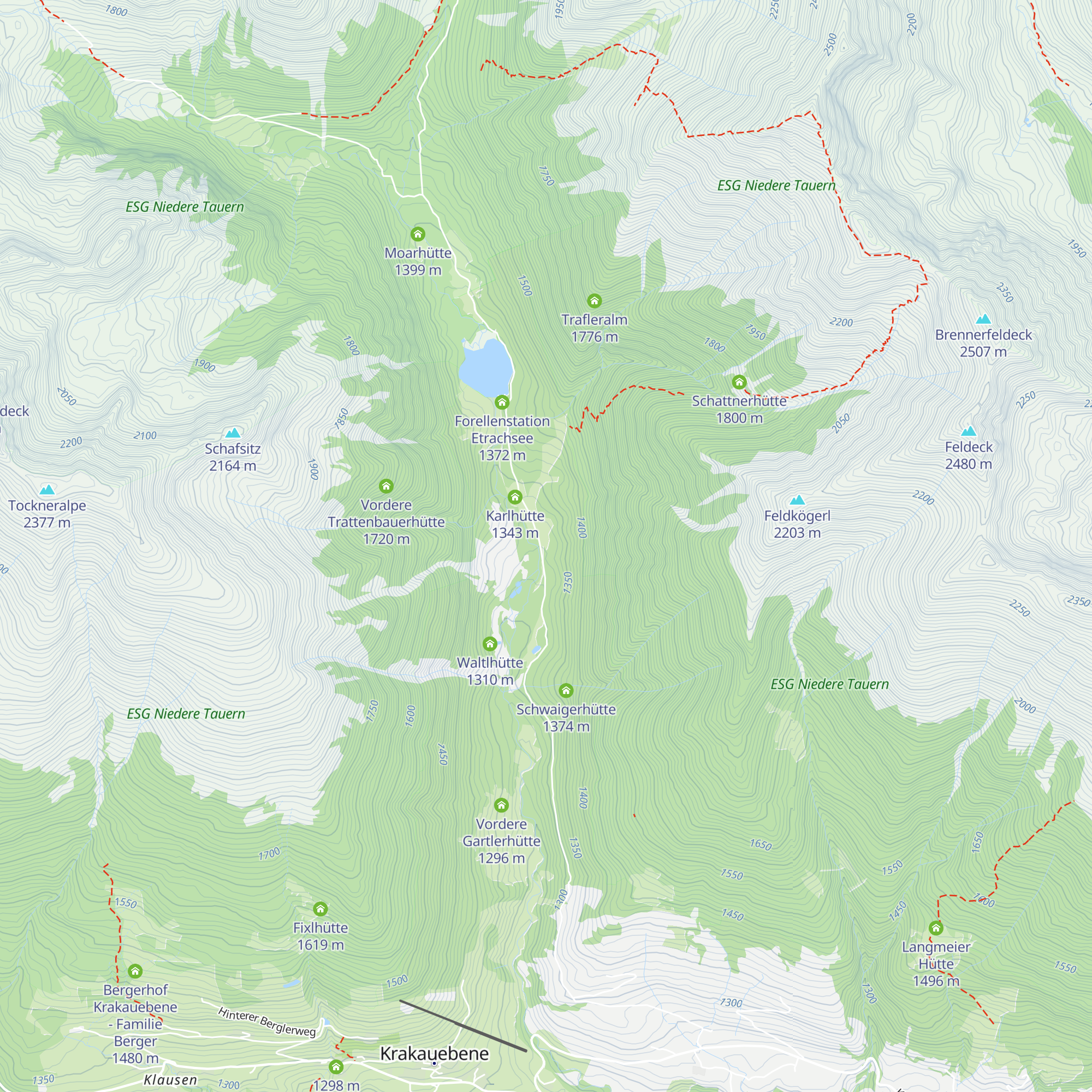 Schmiedhütte map