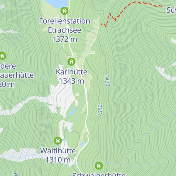 Map of Schmiedhütte