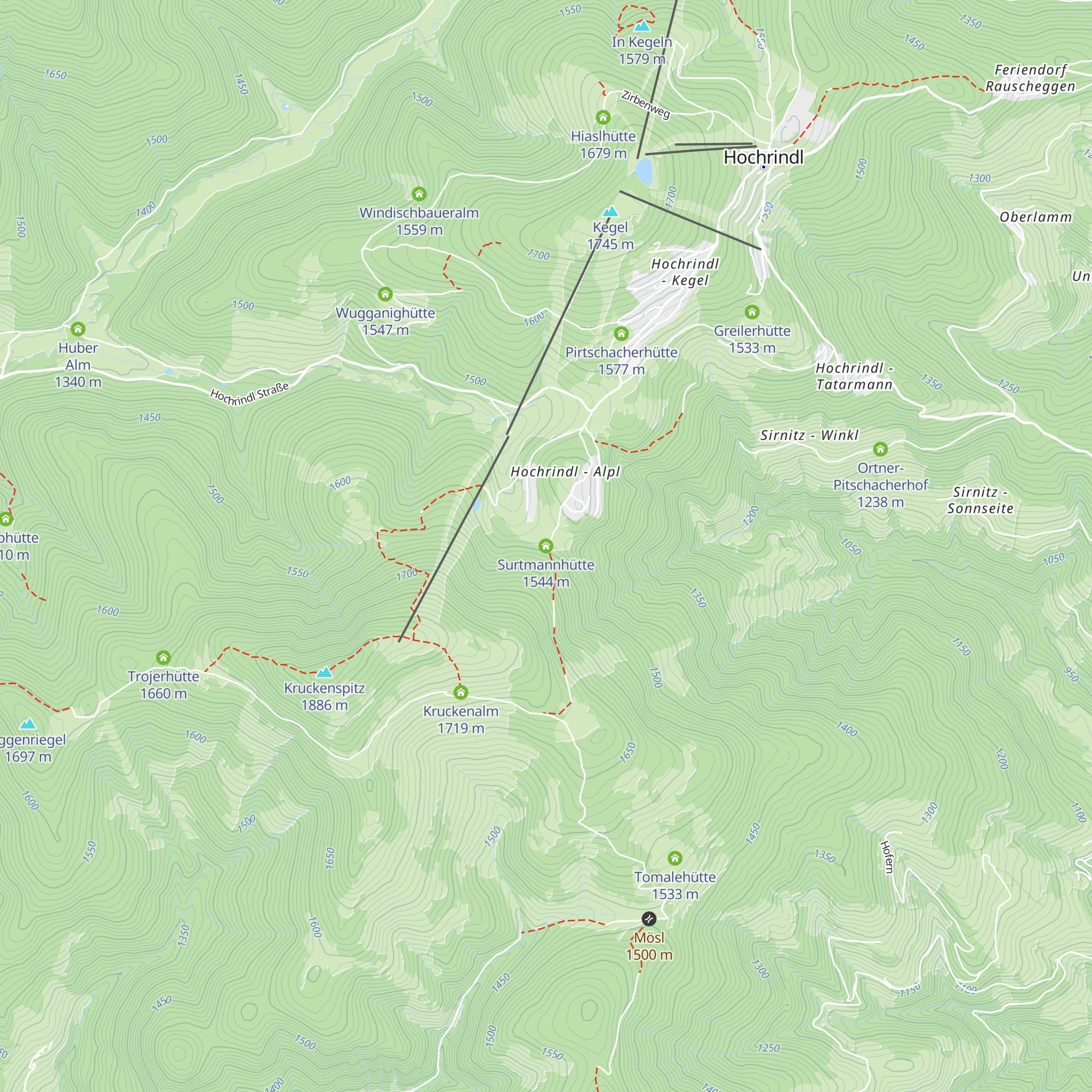 Surtmannhütte map