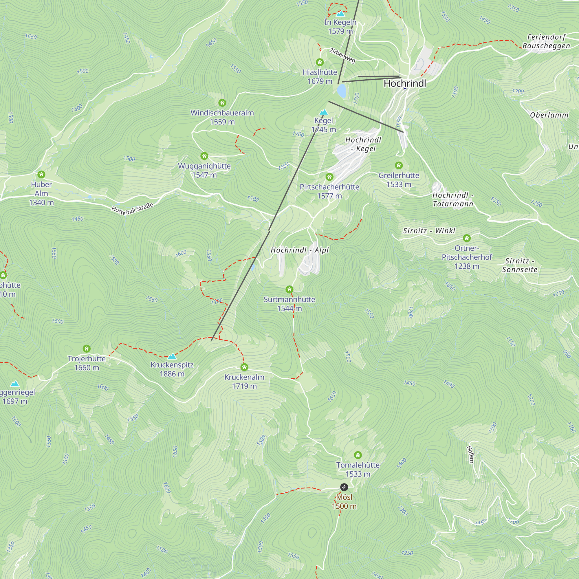 Surtmannhütte map