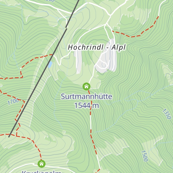 Map of Surtmannhütte
