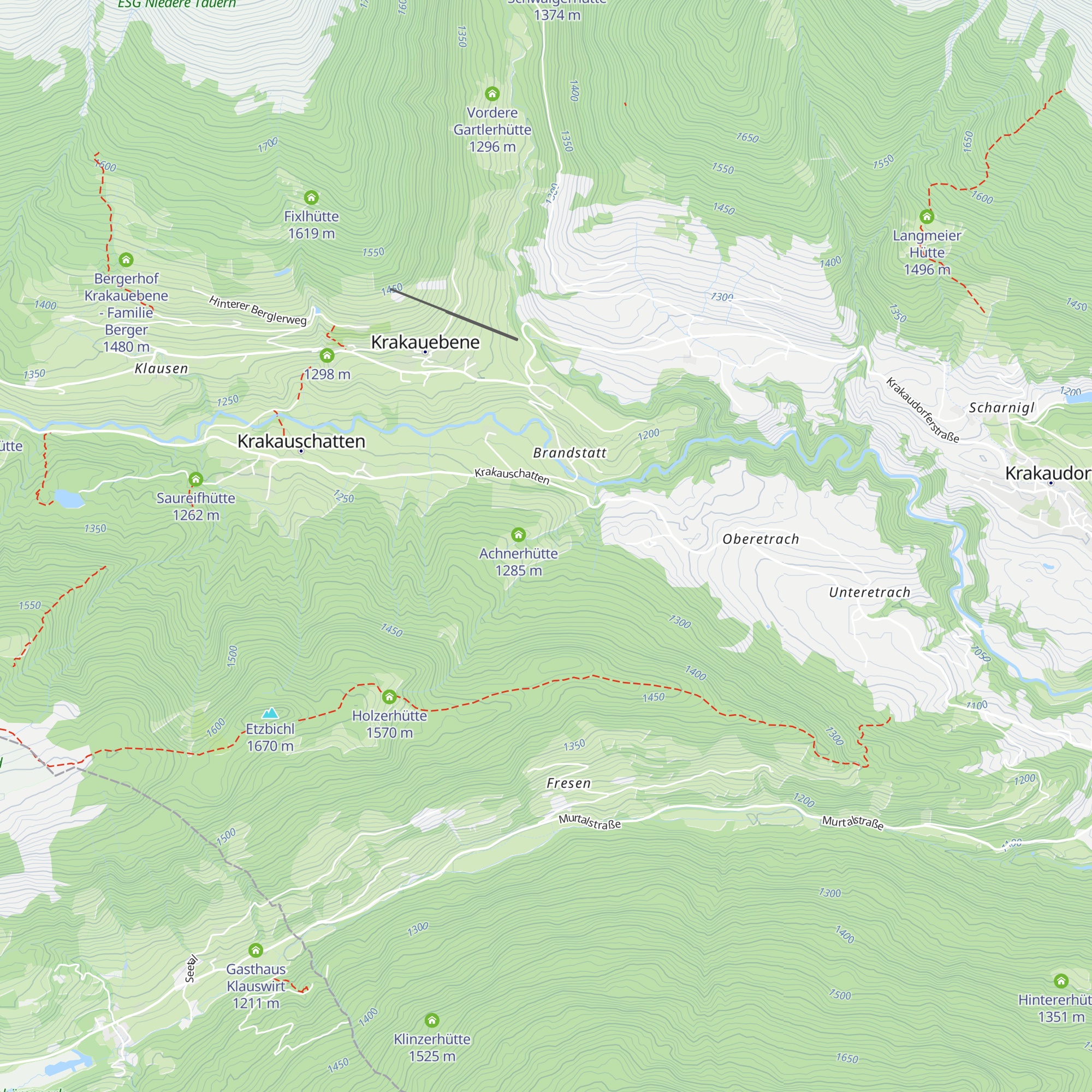 Forstnerhütte map