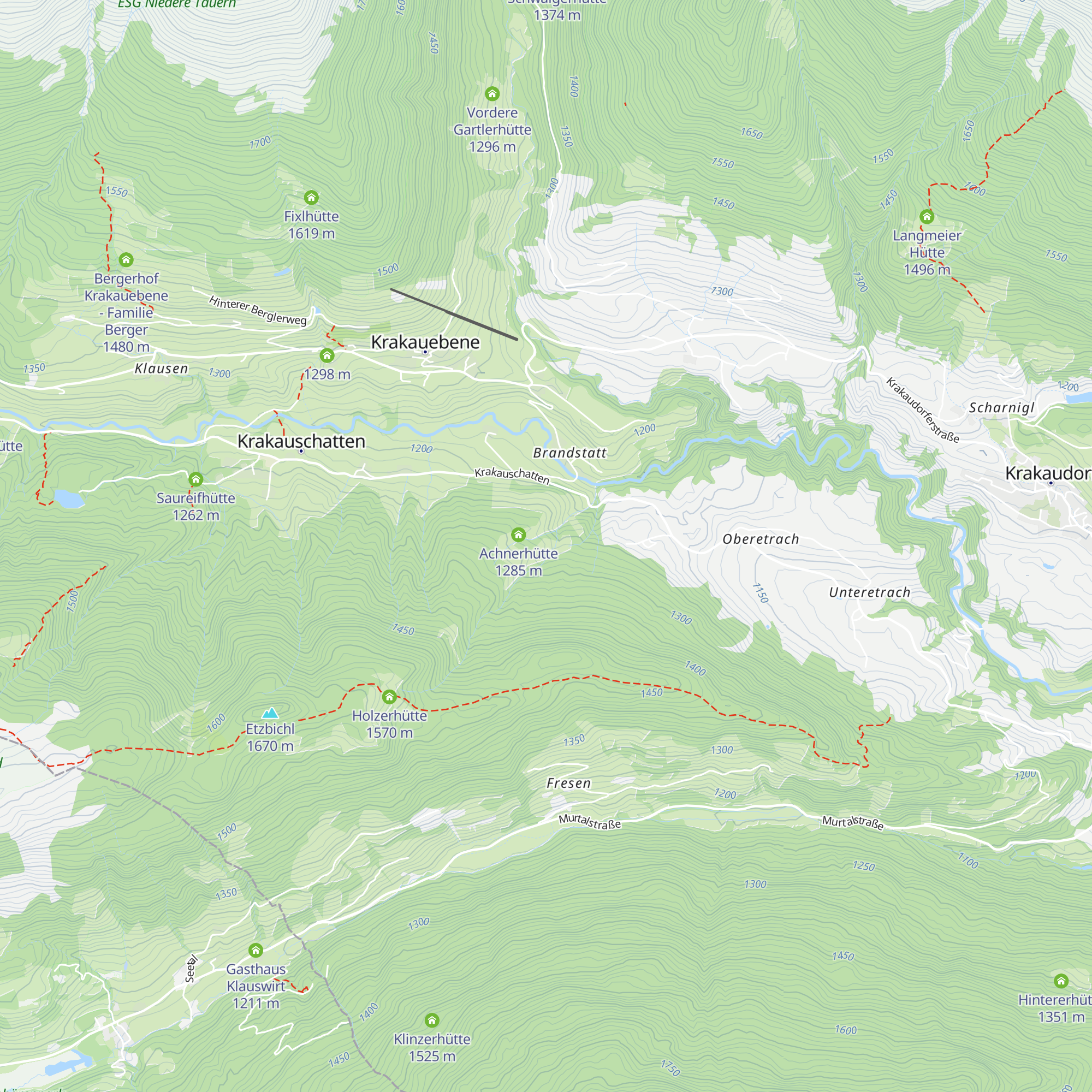 Forstnerhütte map