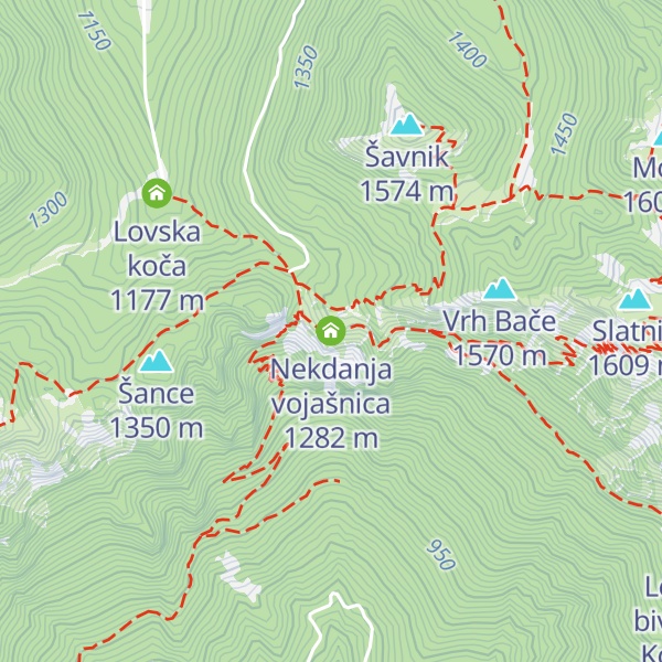 Map of Nekdanja vojašnica