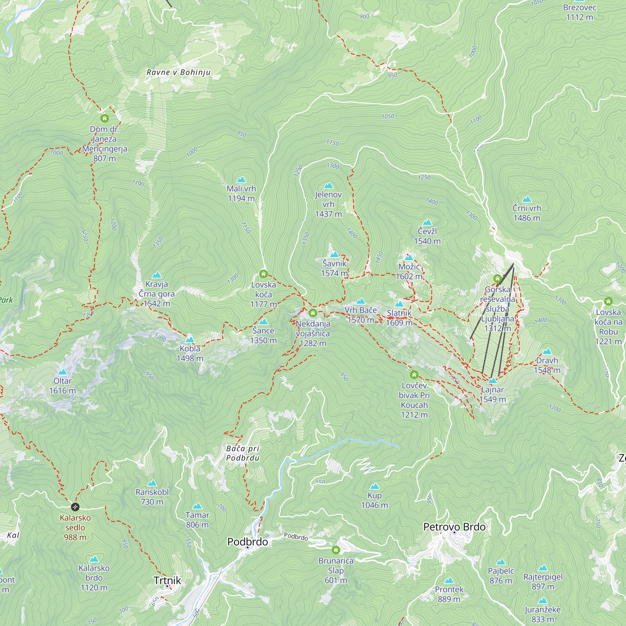 Nekdanja vojašnica map
