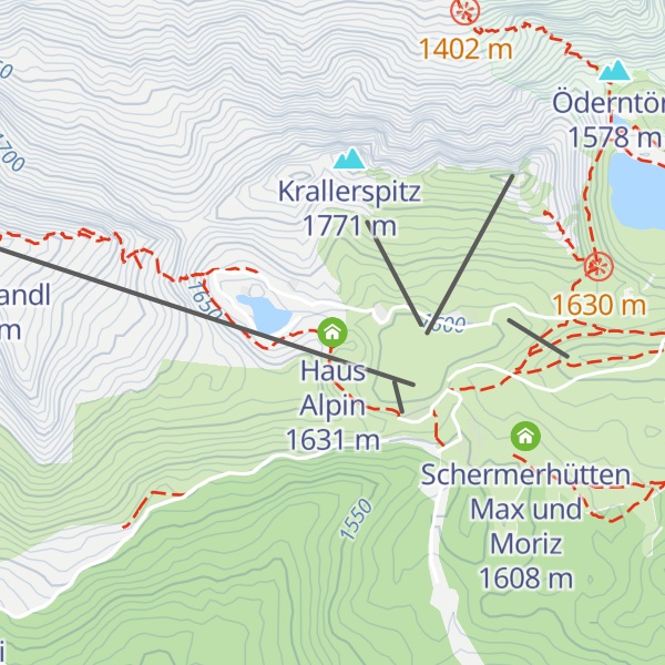 Map of Haus Alpin