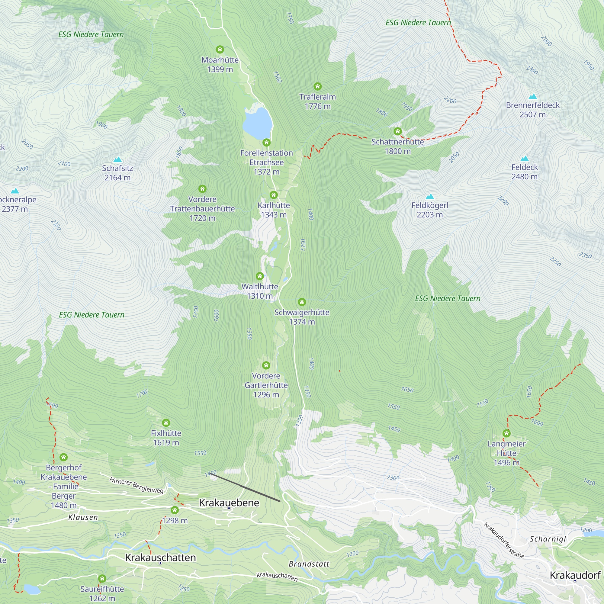 Schwaigerhütte map