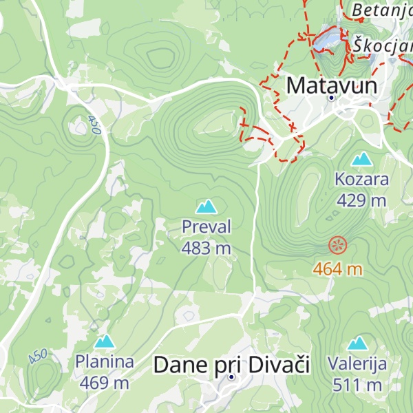 Map of Preval