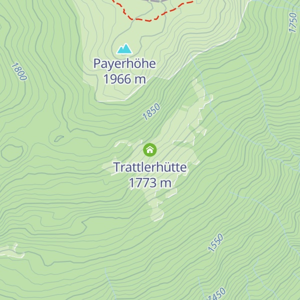 Map of Trattlerhütte