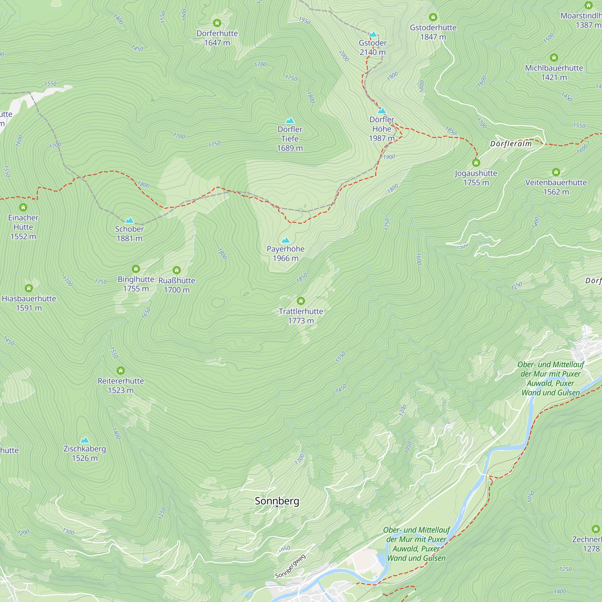 Trattlerhütte map