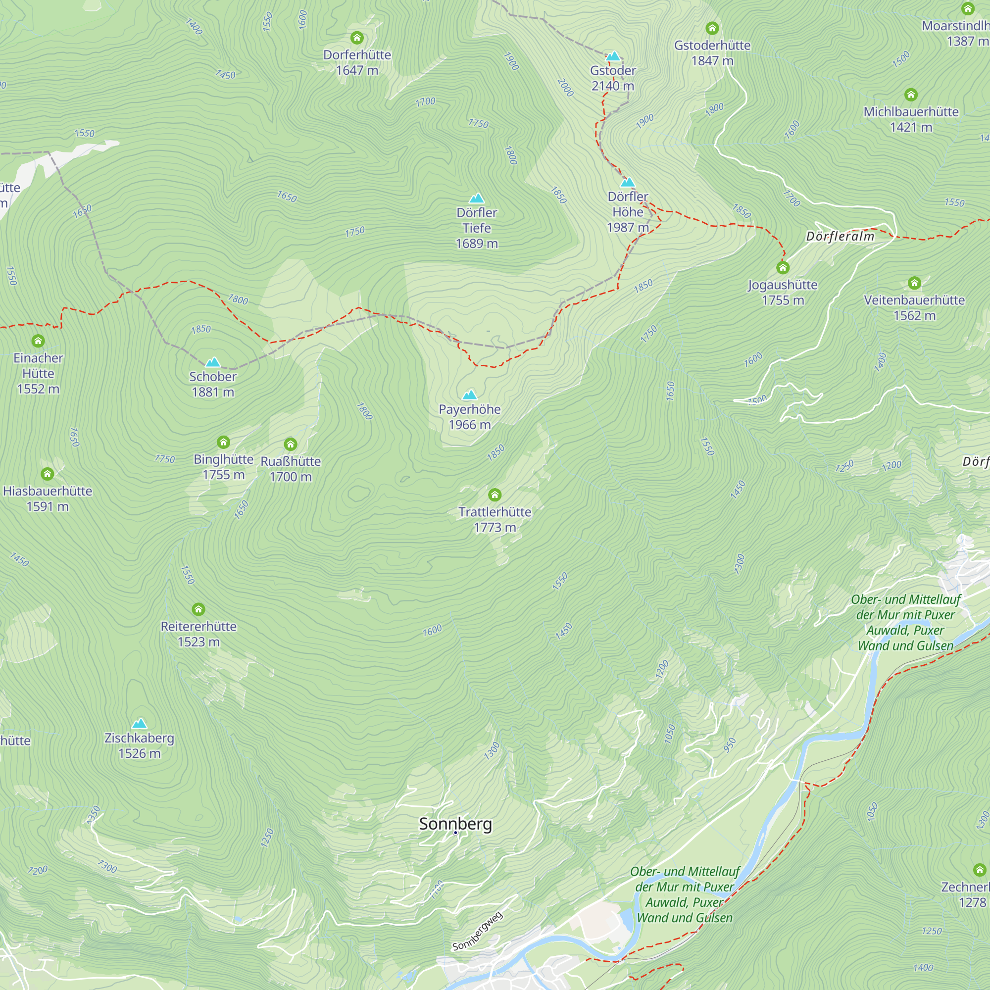 Trattlerhütte map