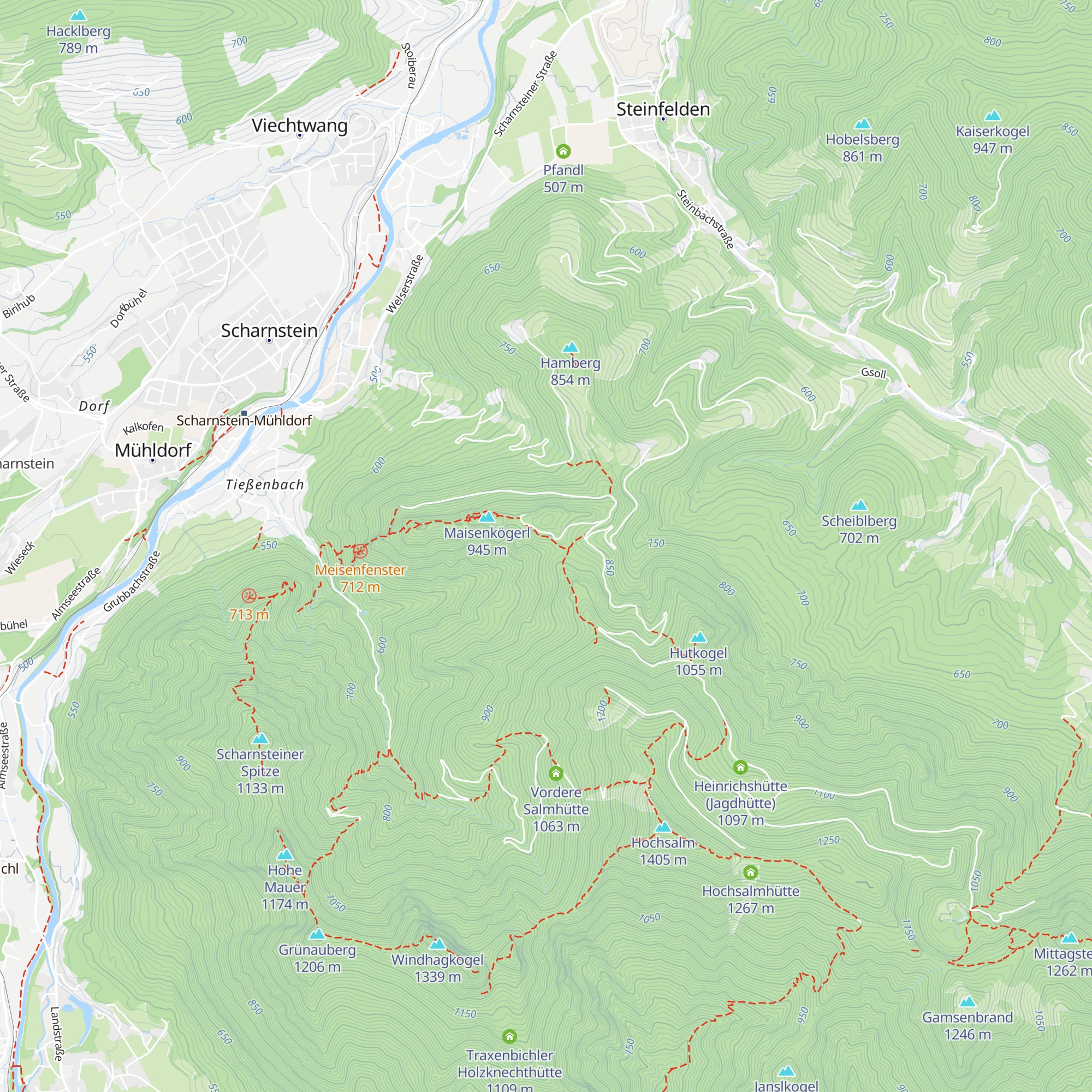 Waldesruh map