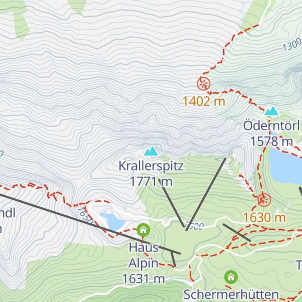 Map of Krallerspitz