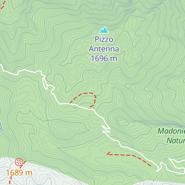 Map of Bivacco forestale Vallone Giumenta