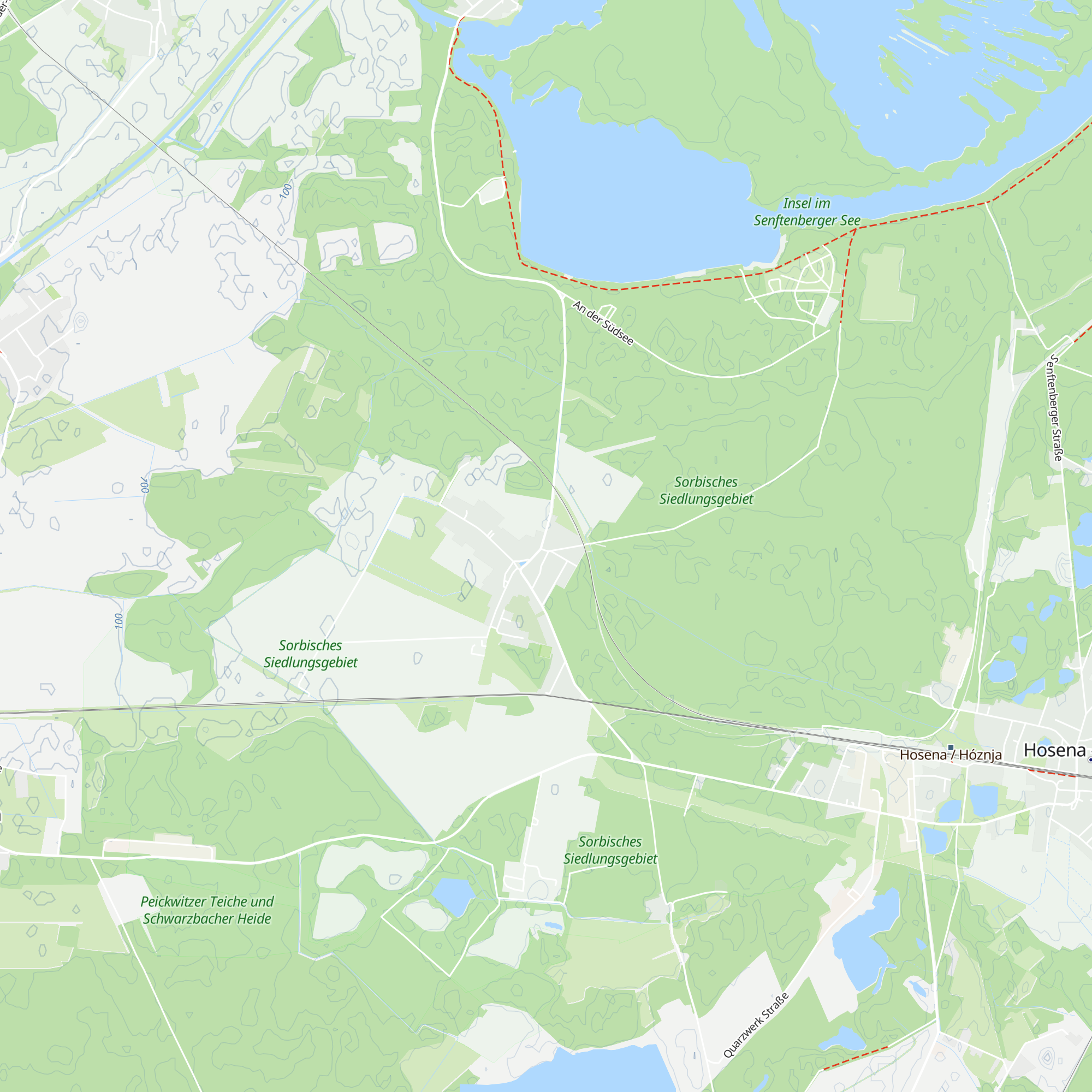 Peickwitzer Hütte map