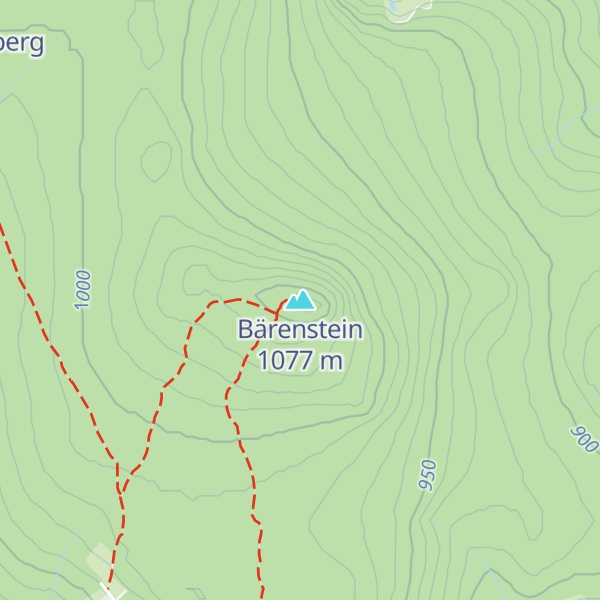 Map of Bärenstein