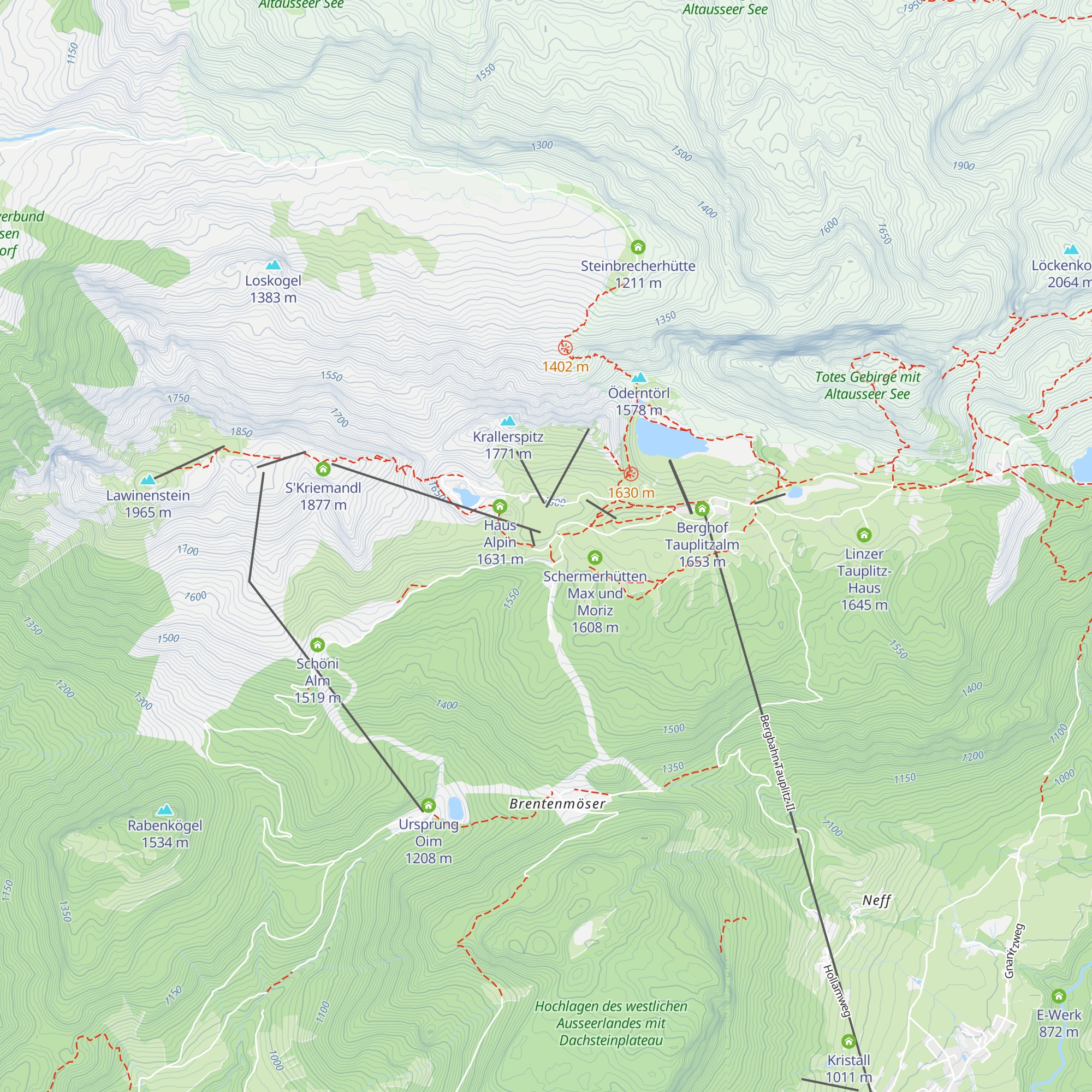 Berggasthof Hollhaus map