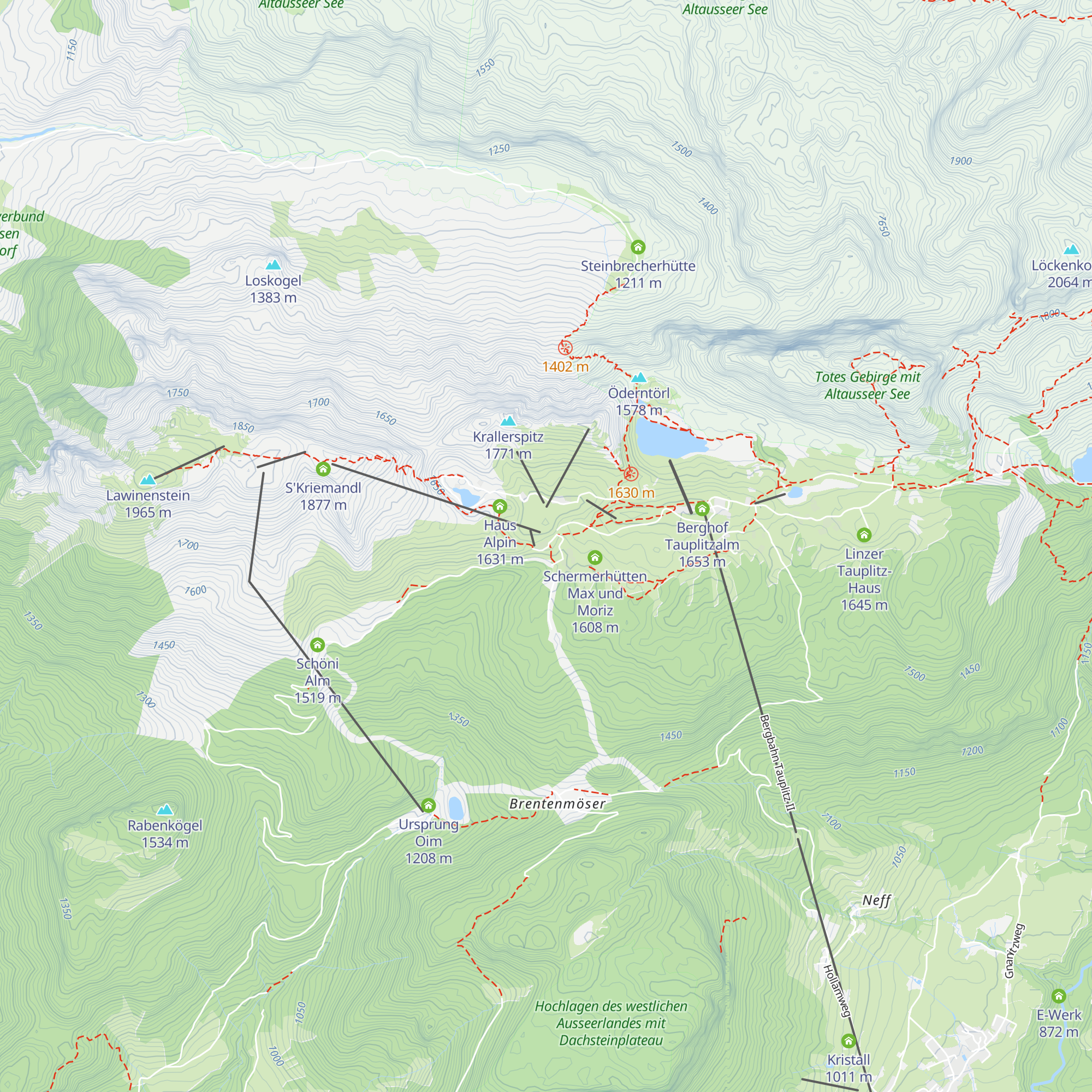 Berggasthof Hollhaus map
