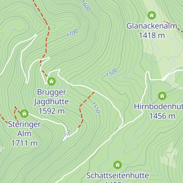 Map of Deckerhütte