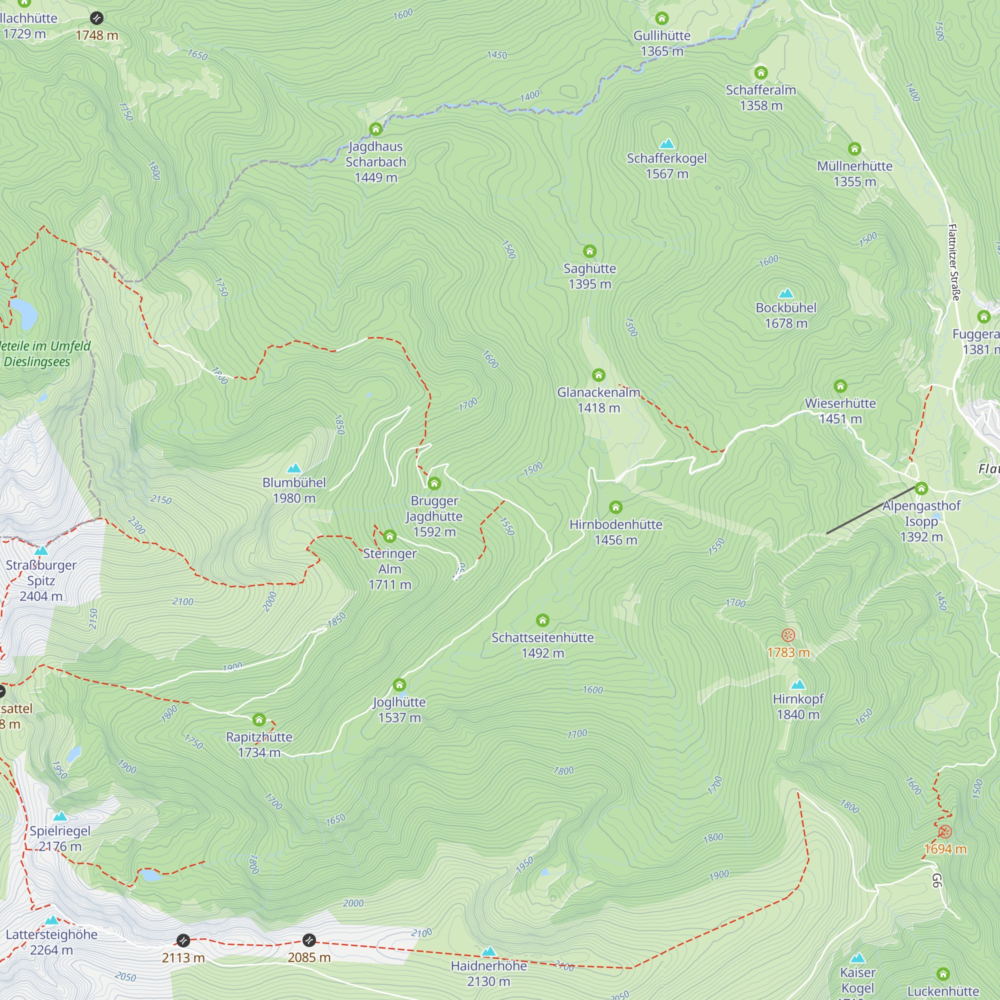 Deckerhütte map