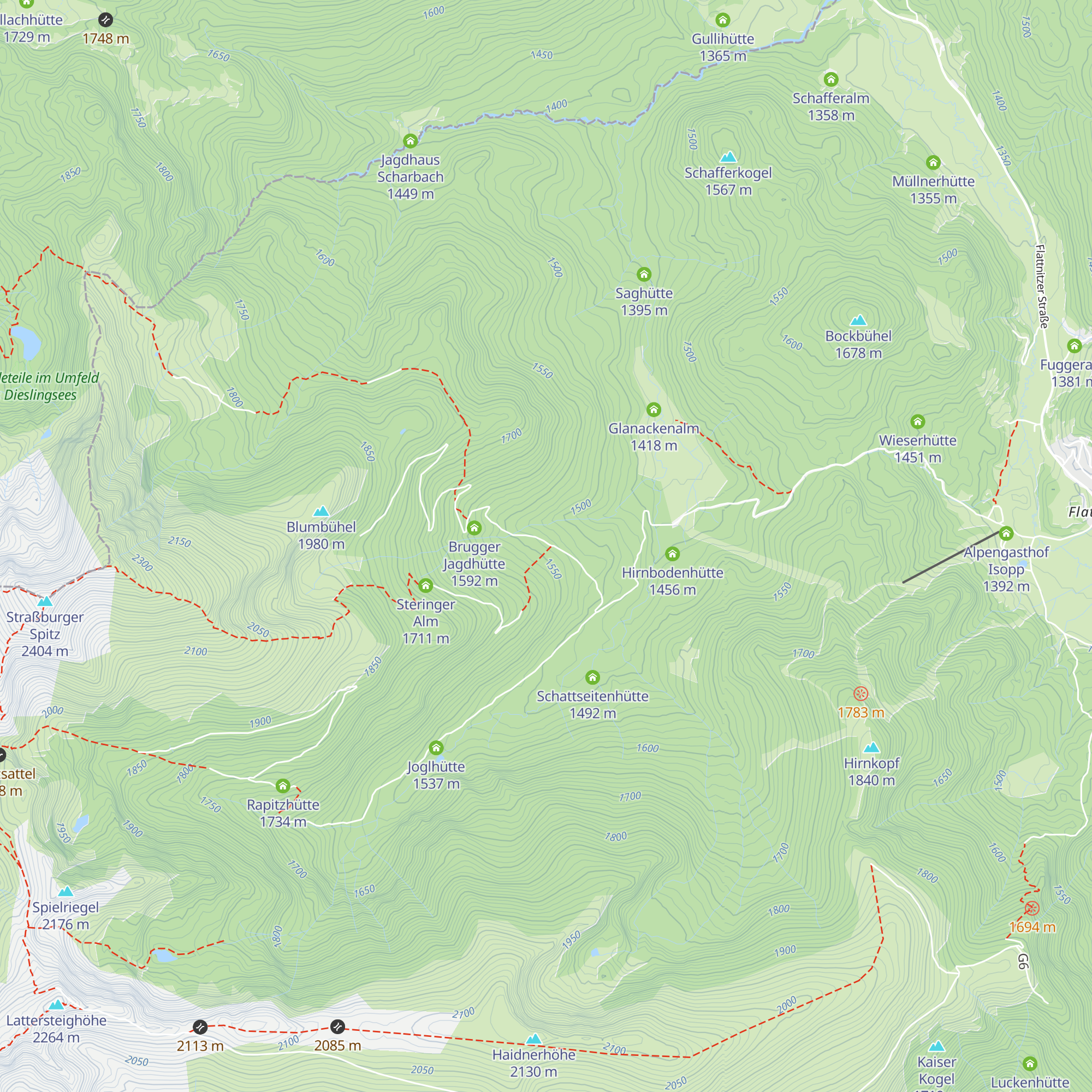 Deckerhütte map