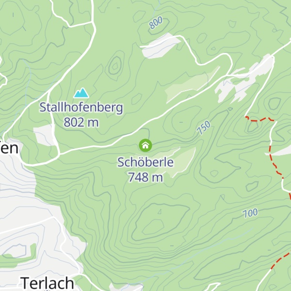 Map of Schöberle