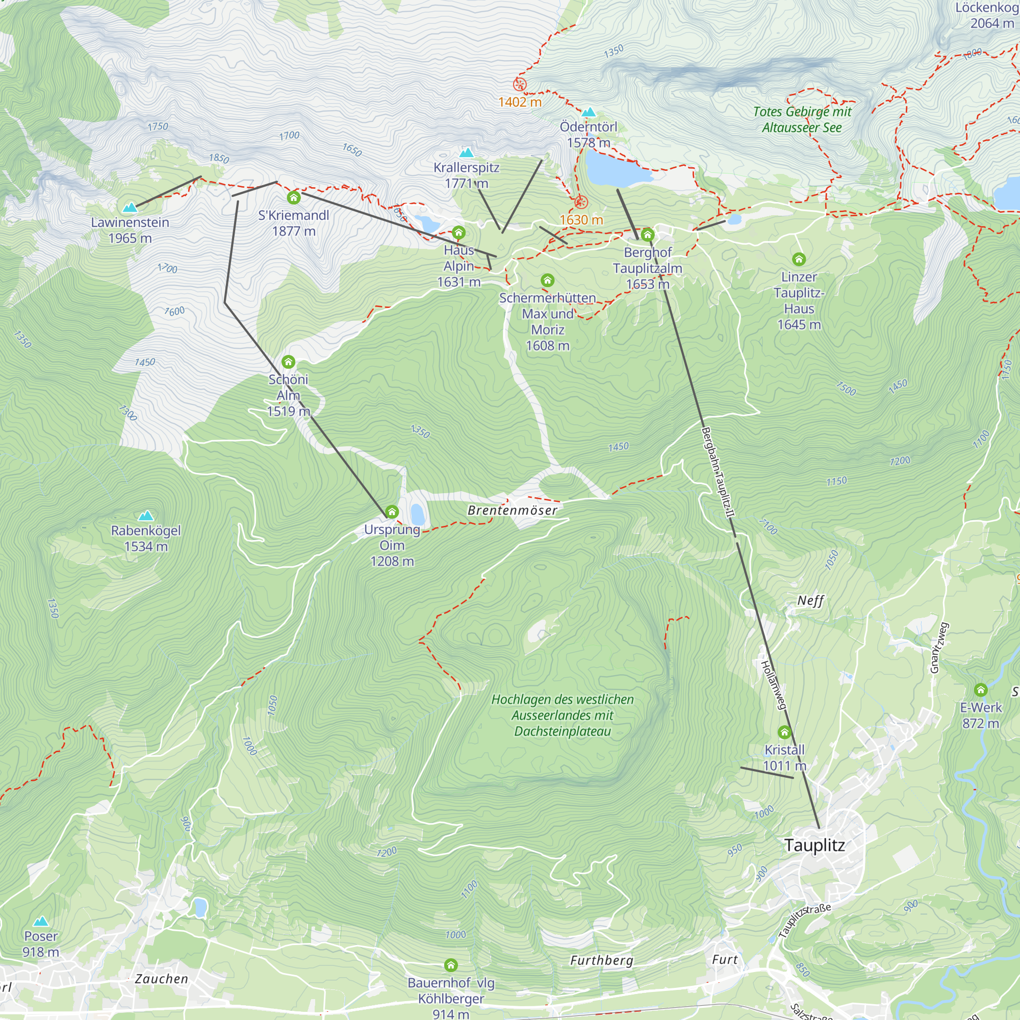 Brentenmöserhütte map