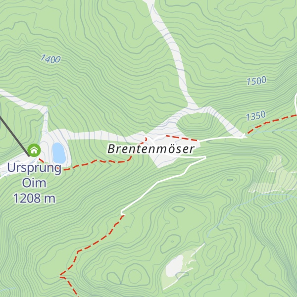 Map of Brentenmöserhütte