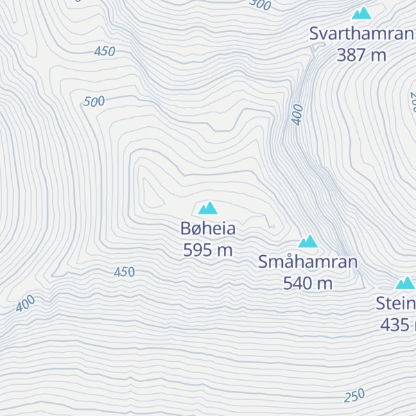 Map of Bøheia