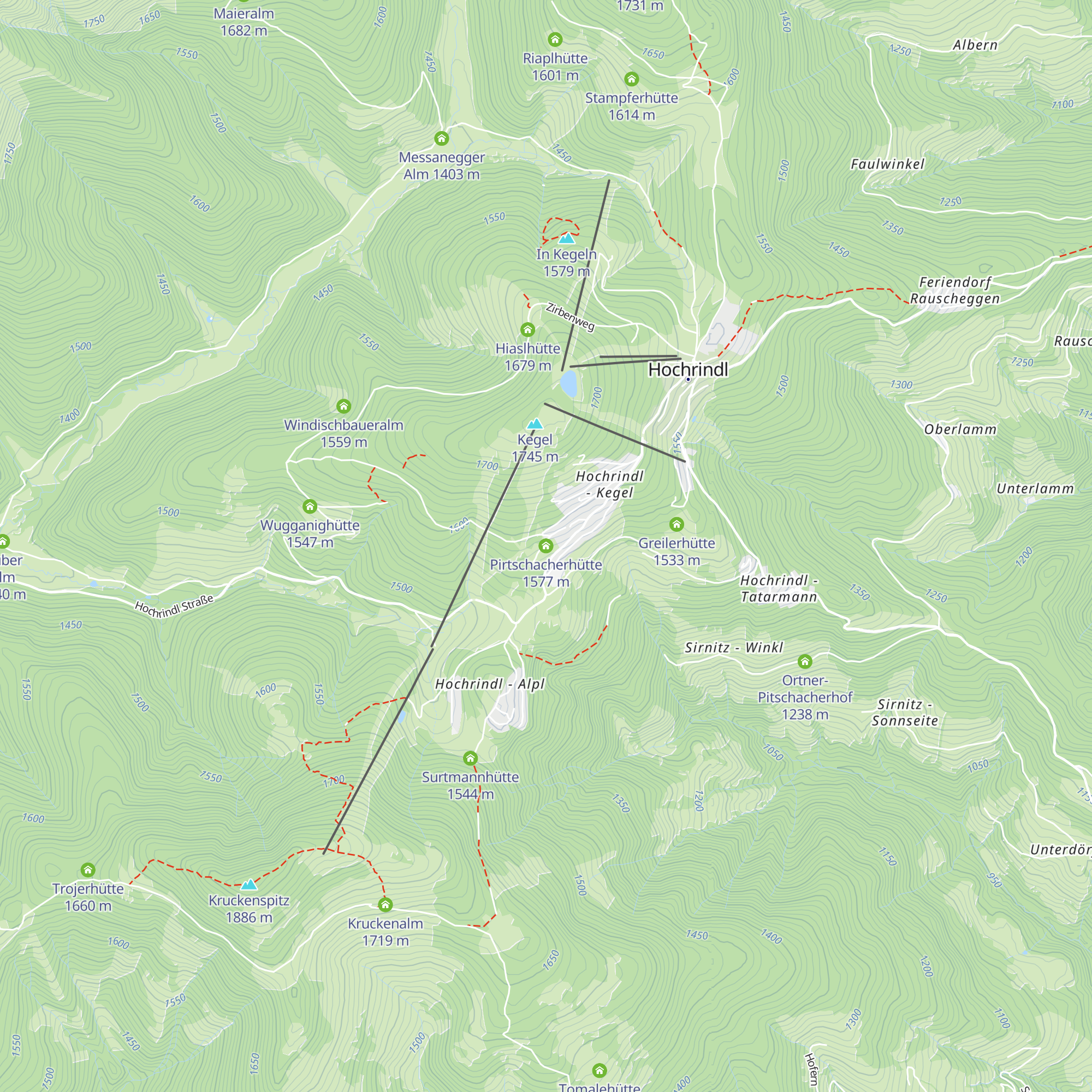 Pirtschacherhütte map